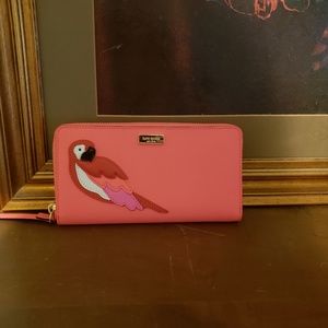 Kate Spade Talk the Talk Parrot Wallet